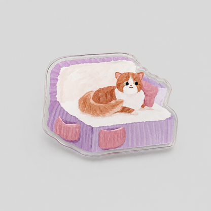 Animal On Sofa Pattern Sealing Clip