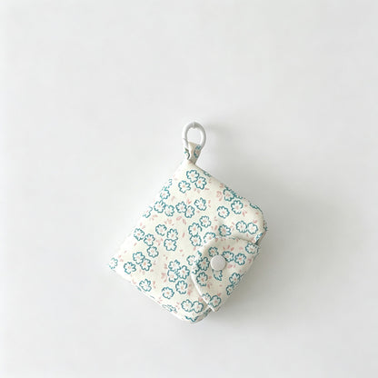 Multi Compartment Canvas Coin Pouch