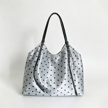 Polka Dot Drawstring Tote