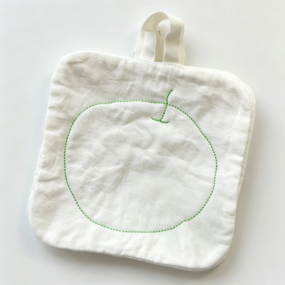 Embroidered Plate Pot Holder