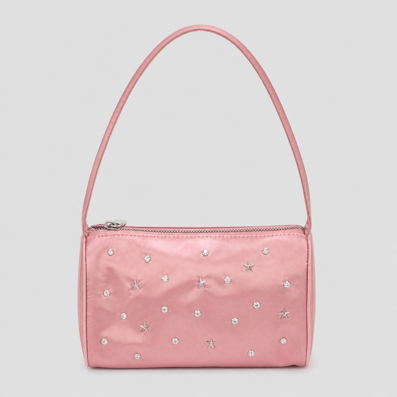 Pearl Stud Handle Bag