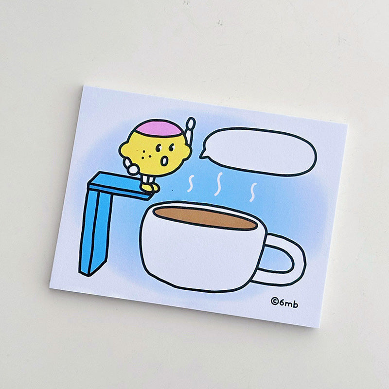 Lemon Graphic Non‑Sticky Notes