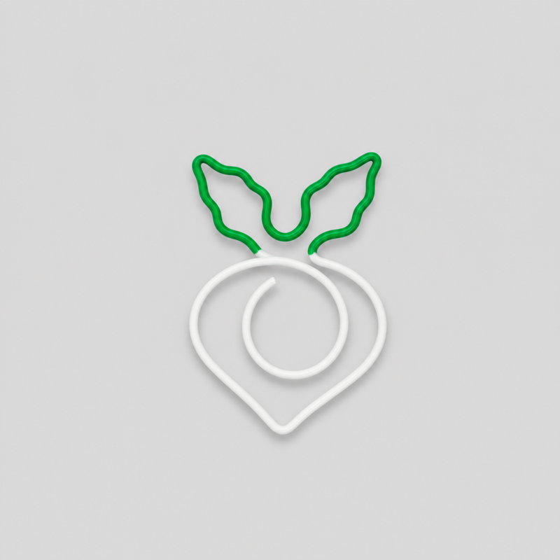 10PCS Lovely Carrot-Shaped Paper Clips