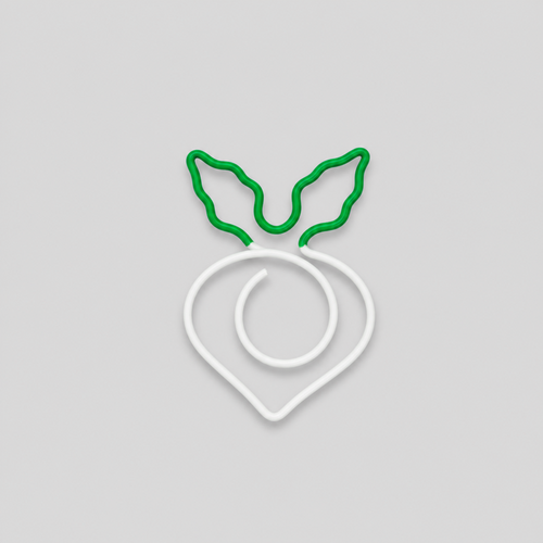 10PCS Lovely Carrot-Shaped Paper Clips