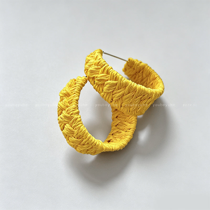 Modern Geometric Woven Hoop St - Shopdayla Wholesale - #4274