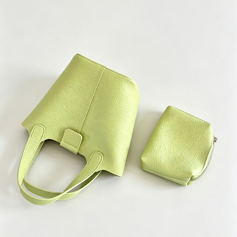 Two Piece Bucket Handle Bag