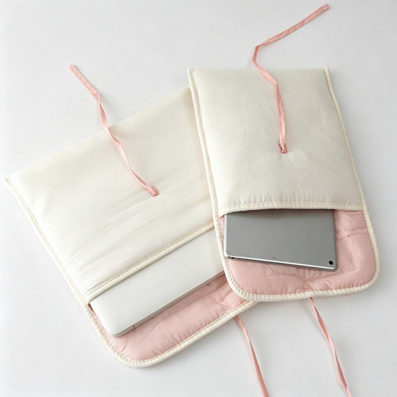 Bow‑Tie Flap Laptop Sleeve