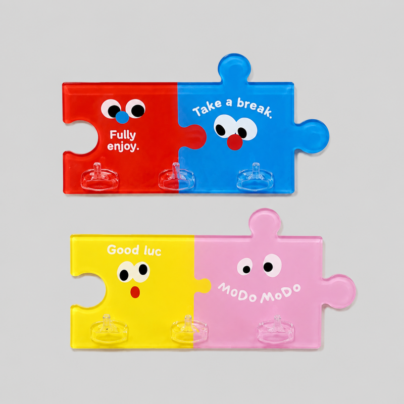 Puzzle Shaped Acrylic Plug Holder