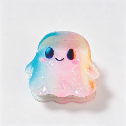 Ghost Pumpkin Hair Claw Clip
