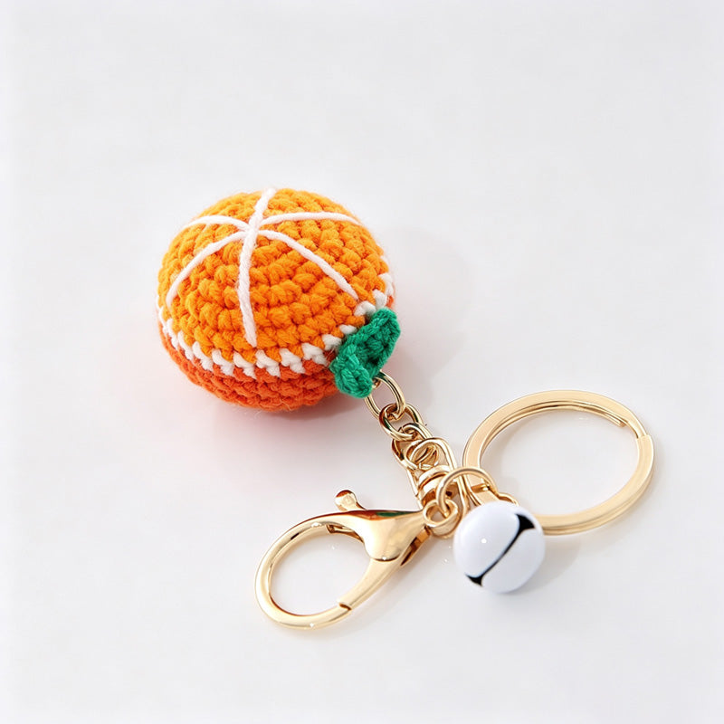 Fruit Crochet Keychain Bag Charm
