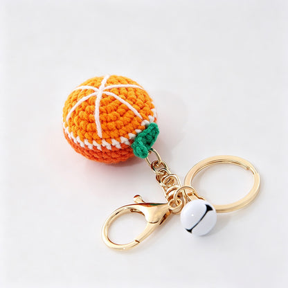 Fruit Crochet Keychain Bag Charm