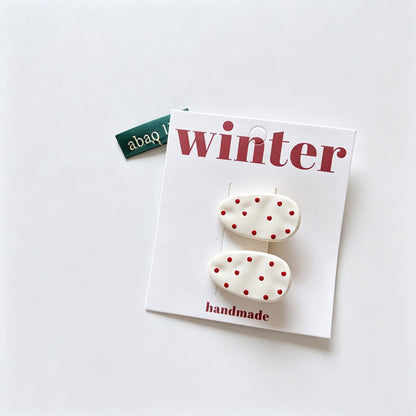 Dots BB Hair Clips Set