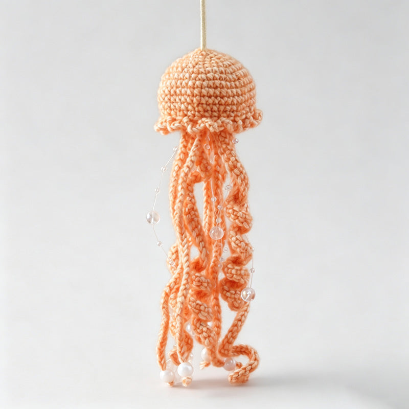 Crochet Jellyfish Hanger Charm