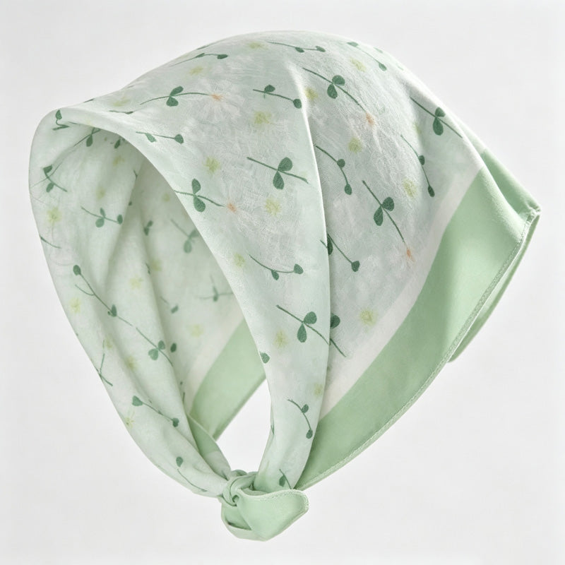 Floral Square Head Neck Bandana