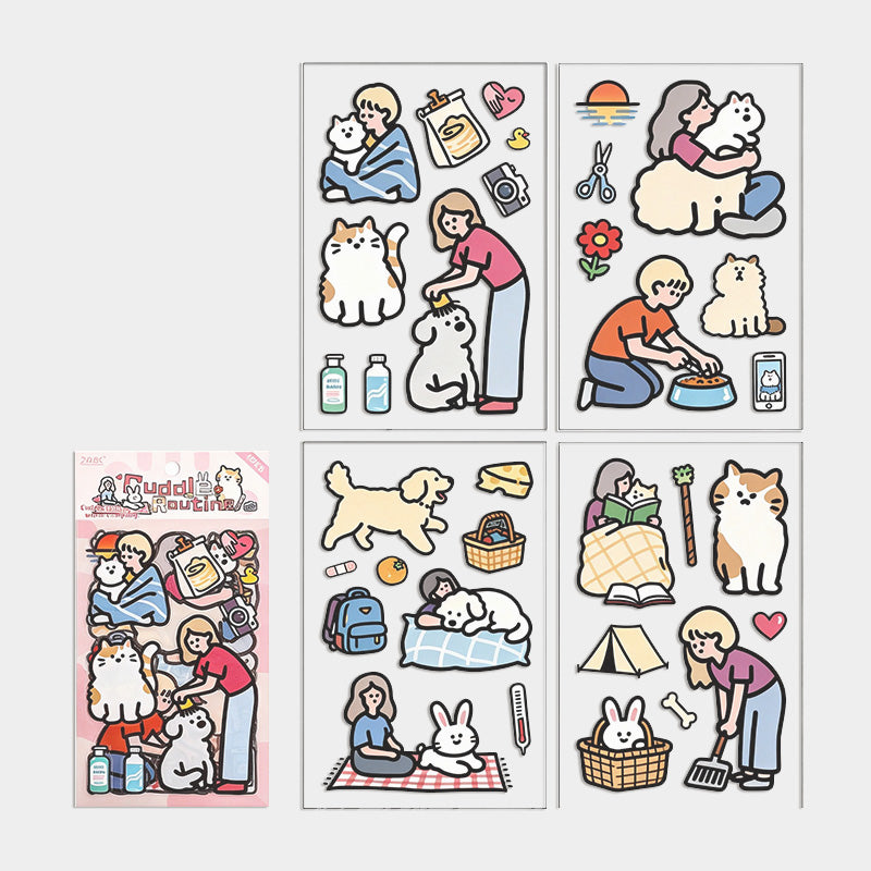 Animal Die Cut Stickers Set