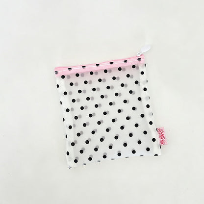 Reversible Dot Drawstring Pouch