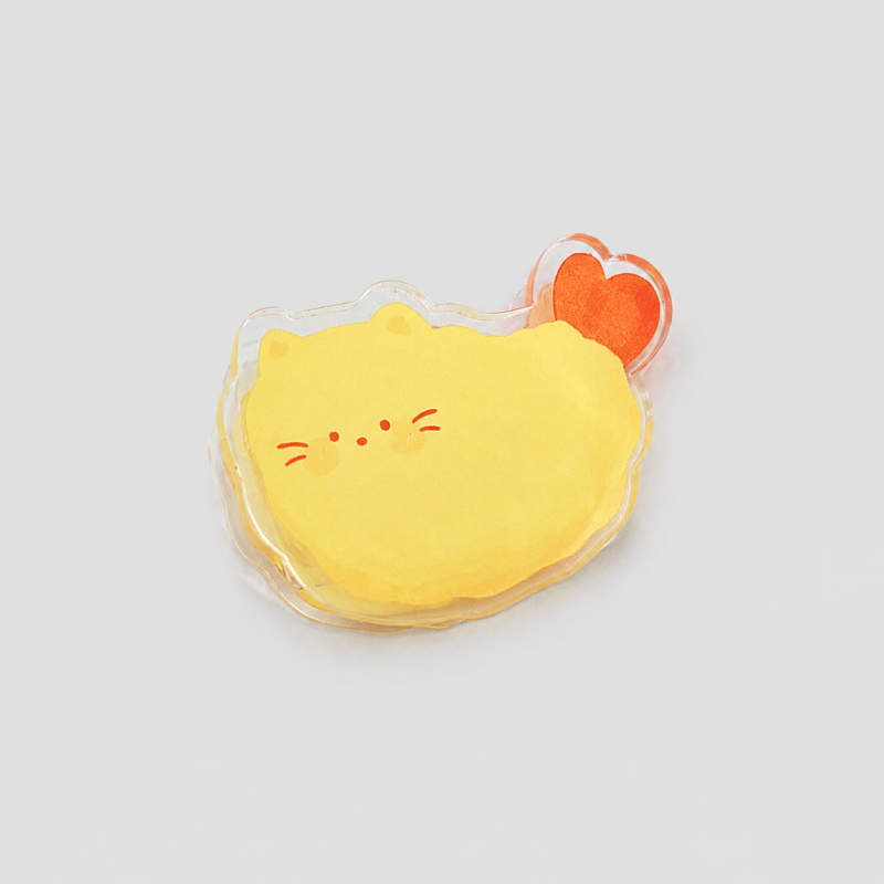 Food Pattern Transparent Paper Clip