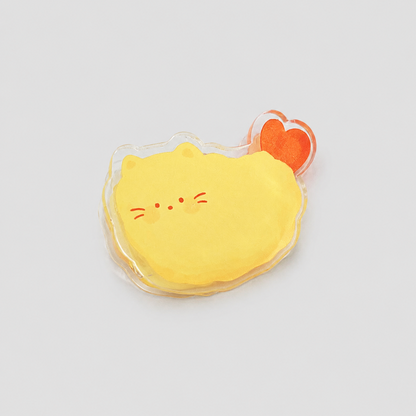 Food Pattern Transparent Paper Clip