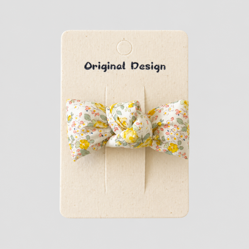 Sweet Fabric Bow Flower Duckbi - Shopdayla Wholesale - #6626