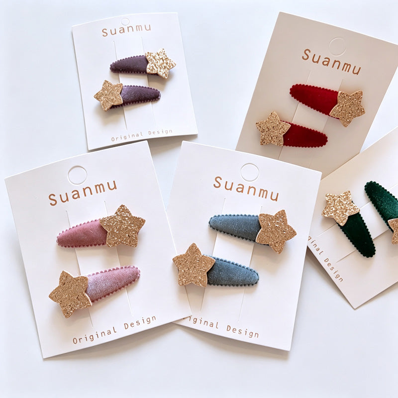 Velvet Star BB Hair Clips