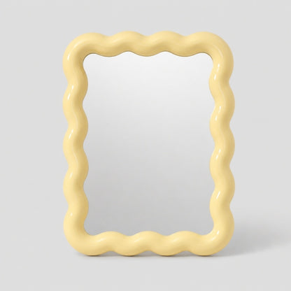 Wavy Frame Table Mirror