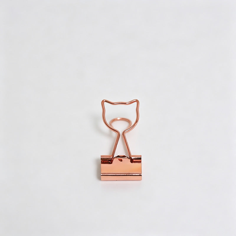 Gold Shape Binder Clip