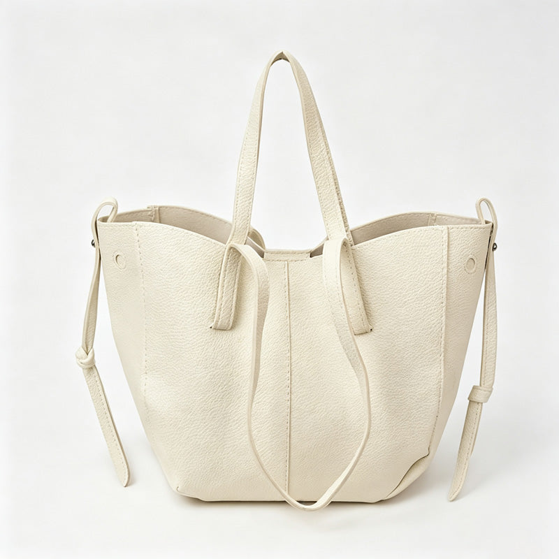 Large Faux PU Tote Shoulder Bag