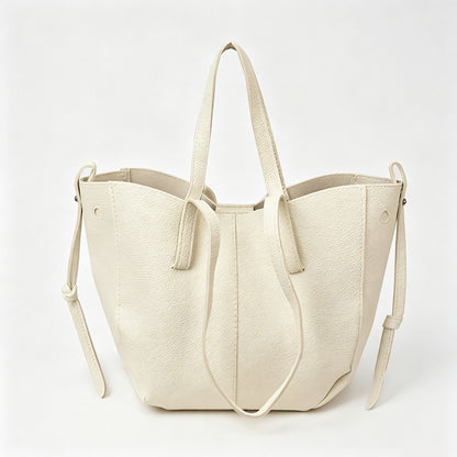 Large Faux PU Tote Shoulder Bag