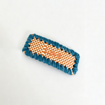 Colorful Yarn Edge Acetate Hair Barrettes