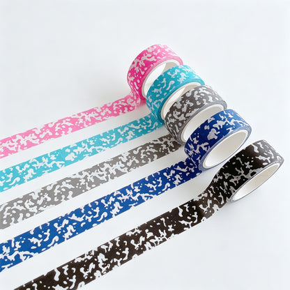 Leopard‑Cow Print Washi Tape