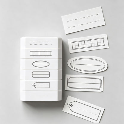 Archive Tag 5-Layer Stamp Set