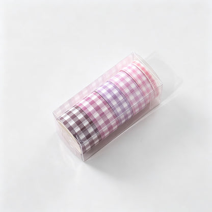 Plaid Print Washi Tape Set