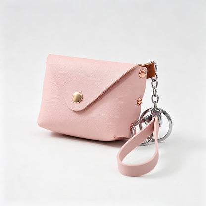 Mini Coin Storage Pouch Keychain