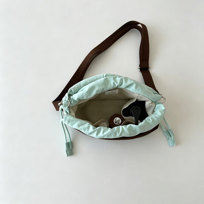 Bow Drawstring Shoulder Crossbody Bags