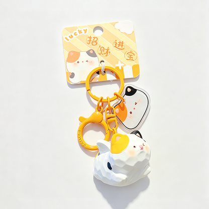 Winged Animal Figure Keychain