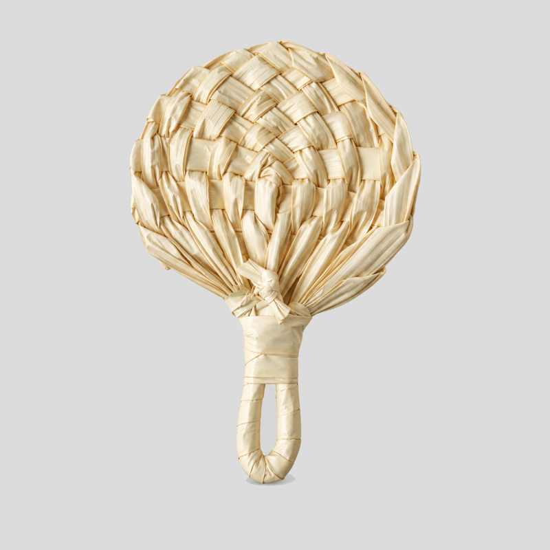 Heart Woven Palm Bag Charm