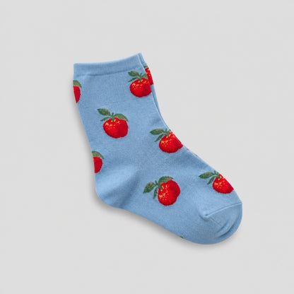 Fruit Print Crew Socks