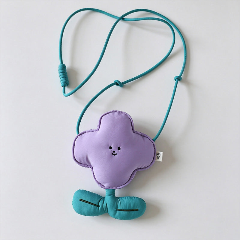 Flower Shape Mini Crossbody Pouch