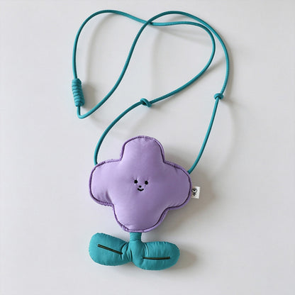 Flower Shape Mini Crossbody Pouch