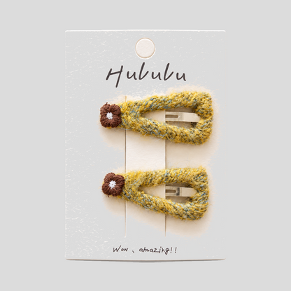 Knitted BB Hair Clips