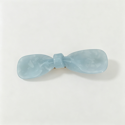 Bow Shape Acrylic Side Hair Clips