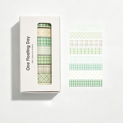 Plaid Grid Washi Tape Set