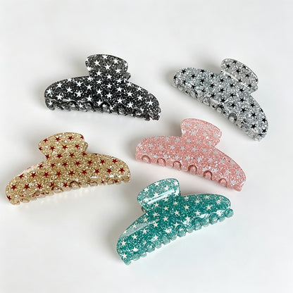 Glitter Star Claw Clip