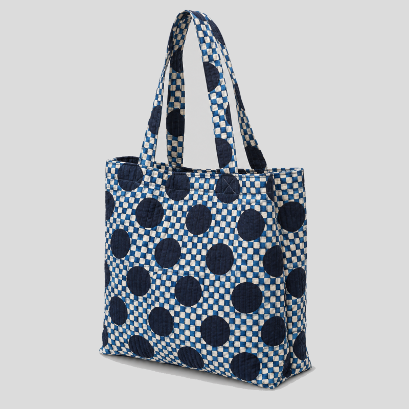 Polka Dot Tote Handle Bag
