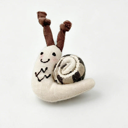 Playful Cartoon Animal Fabric Brooch