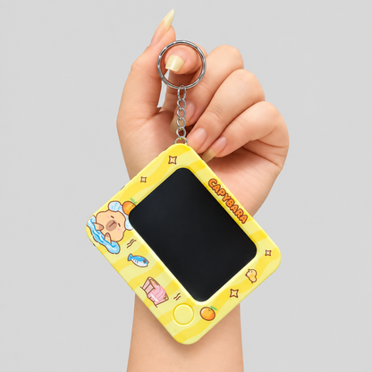 Mini LCD Drawing Board Plastic Keychain