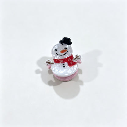 Snowman Tree Hair Clip
