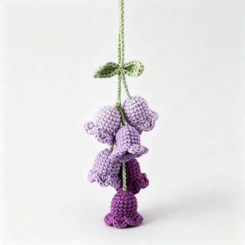 Knitted Lily of the Valley Hanger Charm