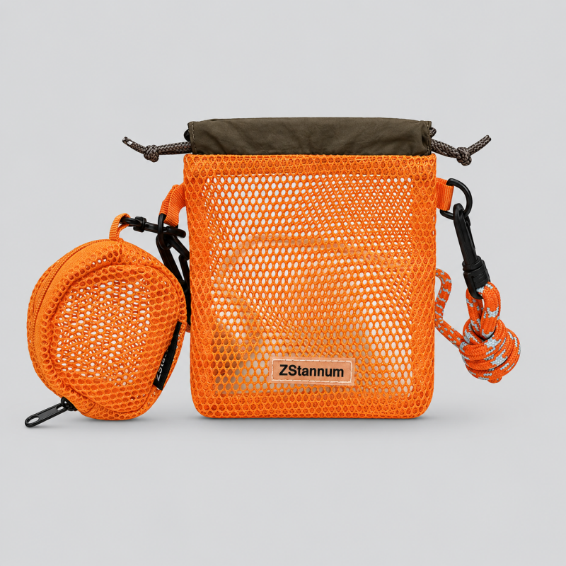 Hollow Drawstring Phone Crossbody Bags