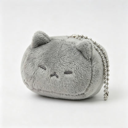 Square Cat Plush Keychain